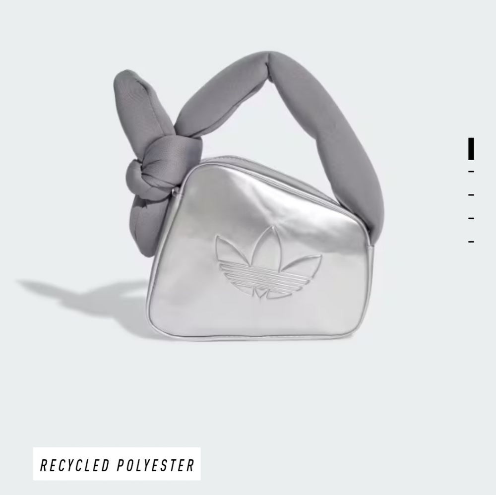 Adidas Silver Mini Airliner Bag